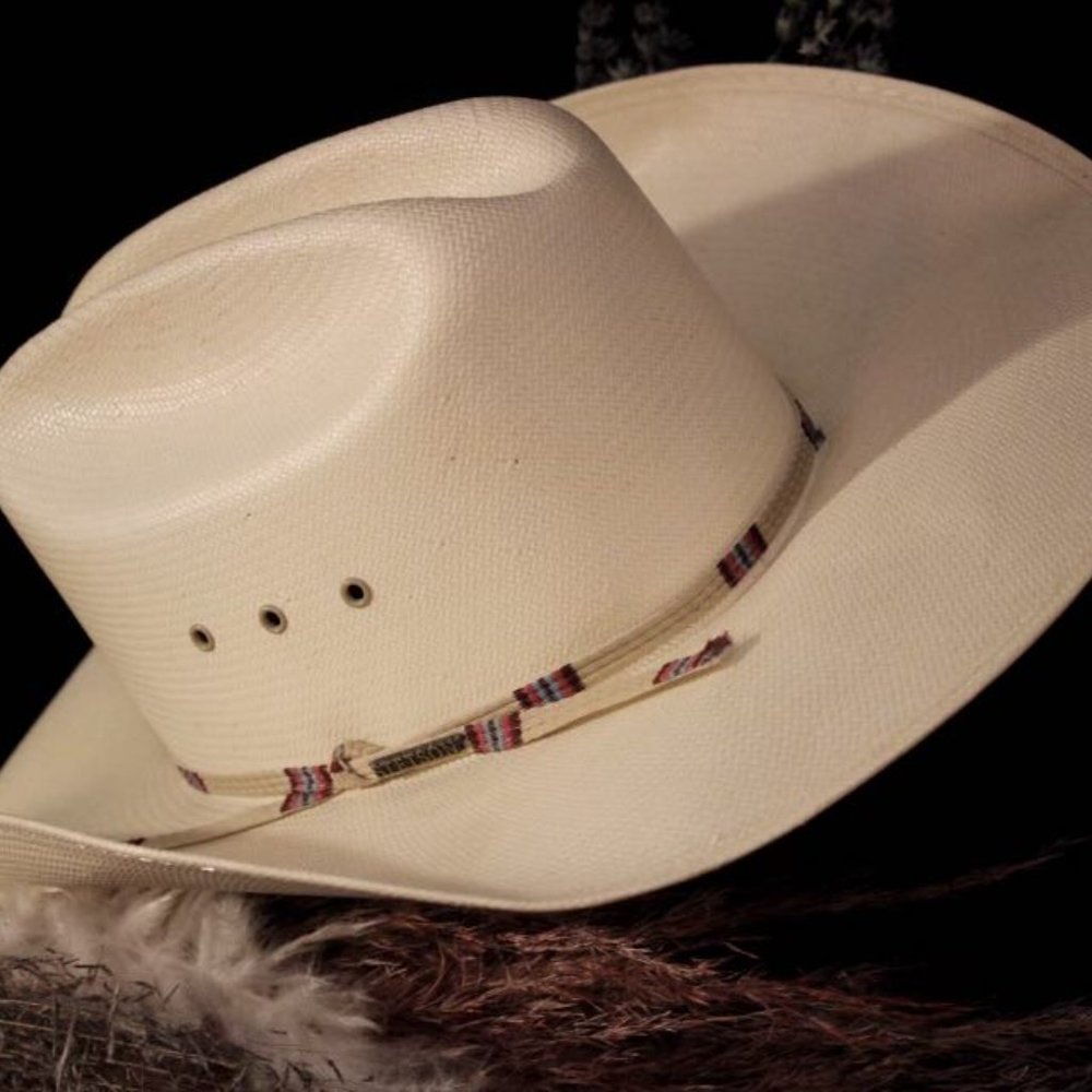 Stetson Straw Cowgirl Hat, 7, Excellent Condition